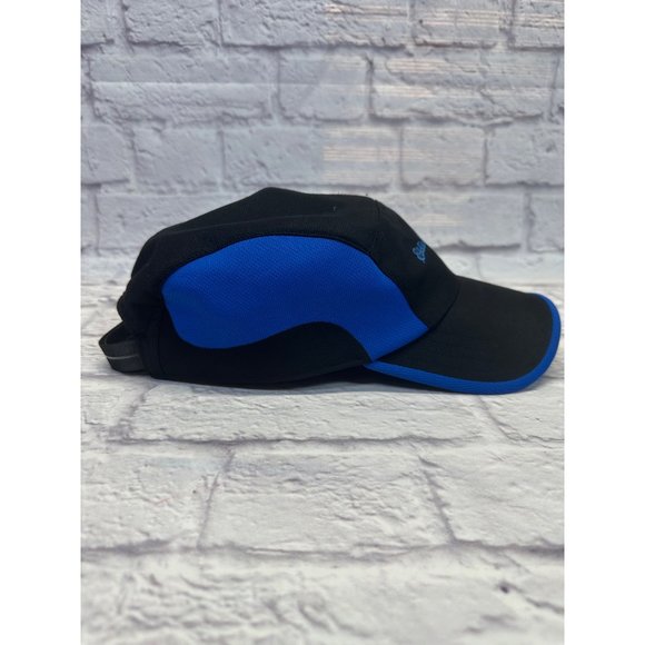 Eddie Bauer Runner Hat Cap One Size Adjustable Strap Black Blue Polyester - Picture 2 of 7